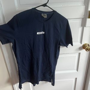 Blue gymshark t shirt